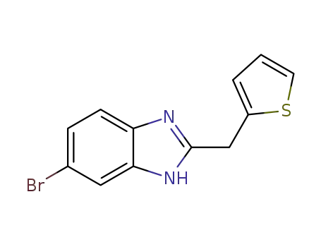 6-bromo-2-(thiophen-2-ylmethyl)-1H-benzo[d]imidazole