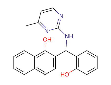 2-(2-hydroxyphenyl(2-(4-methylpyrimidin-2-yl)amino)methyl)naphthalene-1-ol