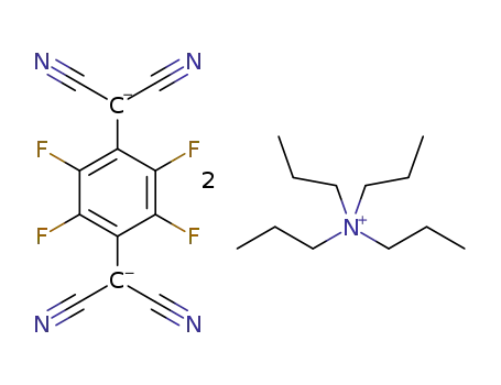 (Pr4N)2(2,3,5,6-tetrafluoro-7,7,8,8-tetracyanoquinodimethane(2-))