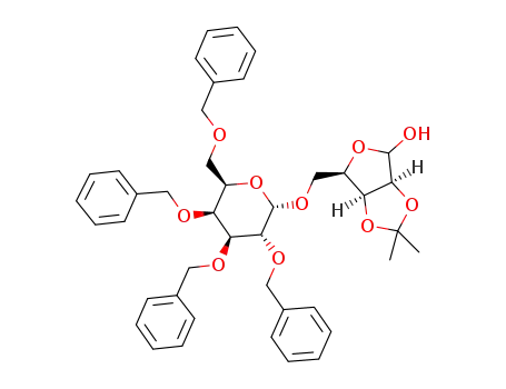 2,3-O-isopropylidene-5-O-(2,3,4,6-tetra-O-benzyl-α-D-galactopyranosyl)-D-lyxofuranose