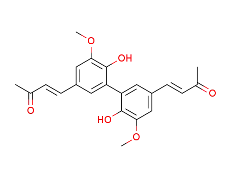 (3E,3'E)-4,4'-(6,6'-dihydroxy-5,5'-dimethoxy-[1,1'-biphenyl]-3,3'-diyl)bis(but-3-en-2-one)