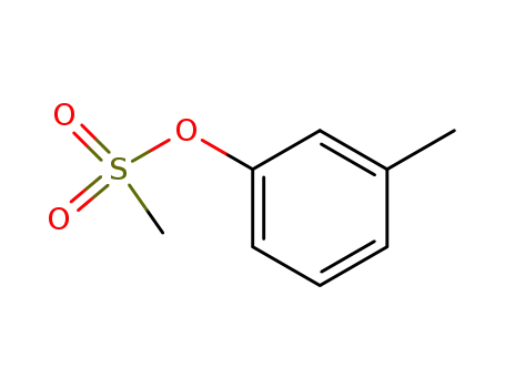 Molecular Structure of 1077-02-7 (Methanesulfonic acid, 3-methylphenyl ester)