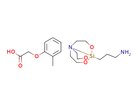 N-(3-silatranylpropyl)ammonium-2-methylphenyloxyacetate