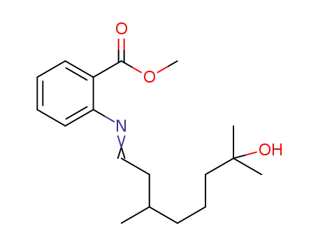methyl-N-3,7-dimethyl-7-hydroxyoctylidene anthranilate