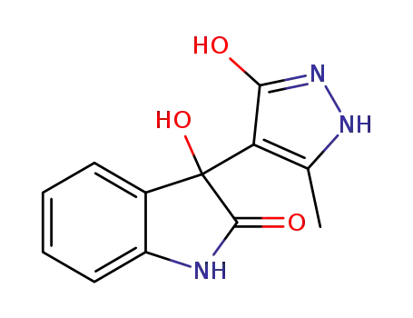 3-hydroxy-3-(3-hydroxy-5-methyl-1H-pyrazol-4-yl)indolin-2-one