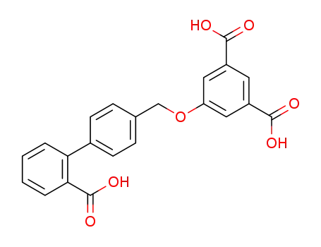 5-((2′-carboxy-[1,1′-biphenyl]-4-yl)methoxy)isophthalic acid