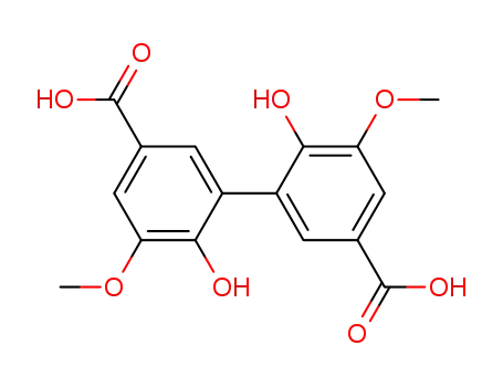 2,2'-dihydroxy-3,3’-dimethoxy-[1,1’-biphenyl]-5,5’-dicarboxylic acid