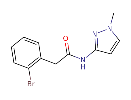 2-(2-bromophenyl)-N-(1-methyl-1H-pyrazol-3-yl)acetamide