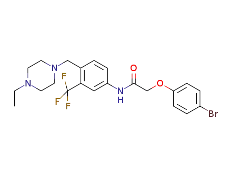 2-(4-bromophenoxy)-N-(4-((4-ethylpiperazin-1-yl)methyl)-3-(trifluoromethyl)phenyl)acetamide
