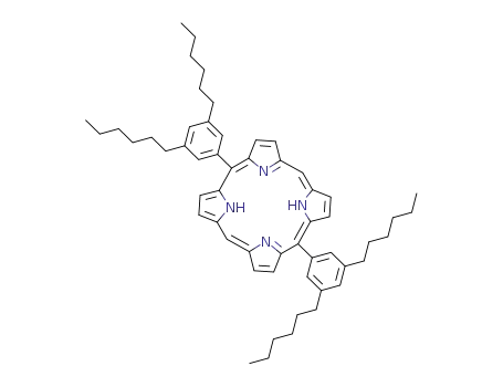 5,15-bis-(3,5-dihexylphenyl)porphyrin