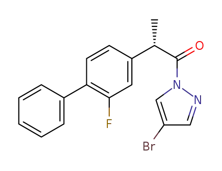 (S)-flurbiprofenyl 4-bromopyrazolide
