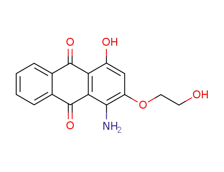 Molecular Structure of 17869-07-7 (1-amino-4-hydroxy-2-(2-hydroxyethoxy)anthraquinone)