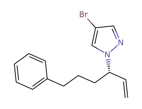 (S)-4-bromo-1-(6-phenylhex-1-en-3-yl)-1H-pyrazole