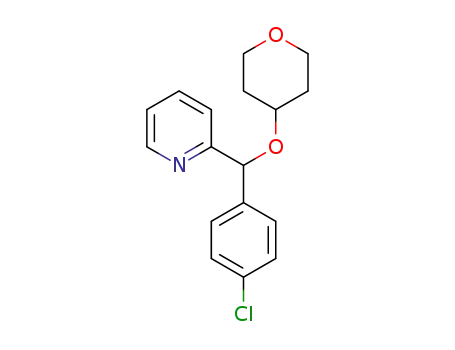 2-[(4-chlorophenyl)(tetrahydro-2H-pyran-4-yloxy)methyl]pyridine