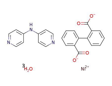 {[Ni(biphenyl-2,2'-dicarboxylate)(4,4'-dipyridylamine)(H2O)2]*H2O}n