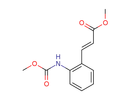 methyl (E)-3-(2-((methoxycarbonyl)amino)phenyl)acrylate