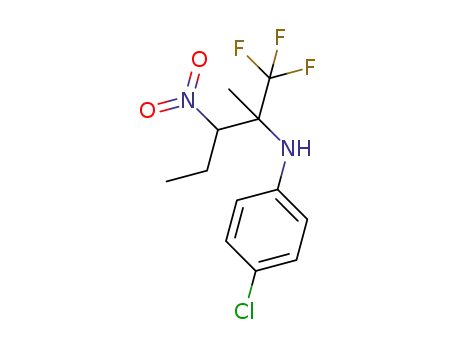 4-chloro-N-[1-methyl-2-nitro-1-(trifluoromethyl)butyl]aniline