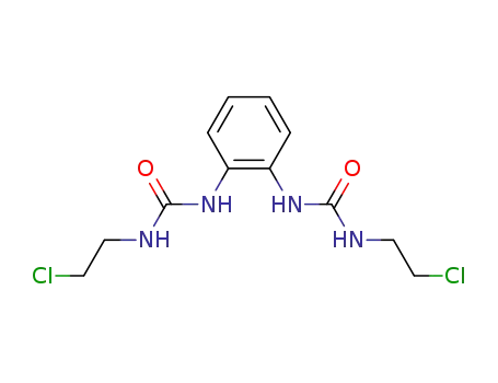 Molecular Structure of 13908-65-1 (1-(2-chloroethyl)-3-[2-(2-chloroethylcarbamoylamino)phenyl]urea)
