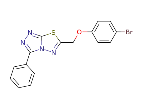 6-((4-bromophenoxy)methyl)-3-phenyl[1,2,4]triazolo[3,4-b][1,3,4]thiadiazole