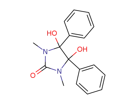 Molecular Structure of 66242-64-6 (2-Imidazolidinone, 4,5-dihydroxy-1,3-dimethyl-4,5-diphenyl-)