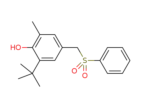 2-(tert-butyl)-6-methyl-4-((phenylsulfonyl)methyl)phenol