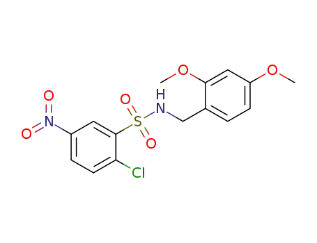 2-chloro-N-(2,4-dimethoxybenzyl)-5-nitrobenzenesulfonamide