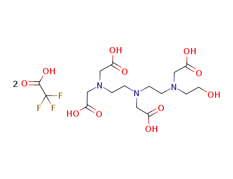 2,2'-((2-((carboxymethyl)(2-((carboxymethyl)(2-hydroxyethyl)amino)ethyl)amino)ethyl)azanediyl)diacetic acid bis(trifluoroacetic acid) salt
