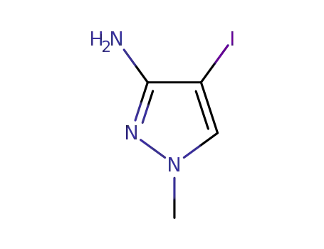 4-iodo-1-methyl-3-amino-1H-pyrazole