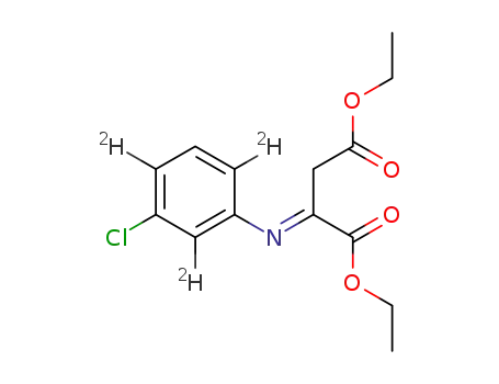 1,4-diethyl (2E)-2-[[3-chloro(2,4,6-2H3)phenyl]imino]butanedioate