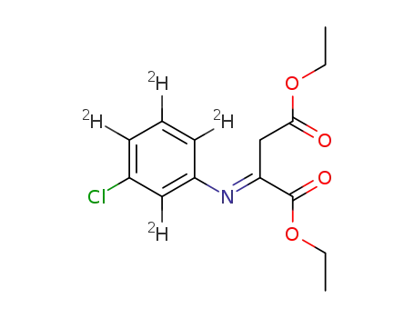 1,4-diethyl (2E)-2-[[3-chloro(2H4)phenyl]imino]butanedioate