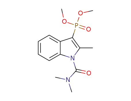 dimethyl [1-(dimethylcarbamoyl)-2-methyl-1H-indol-3-yl]phosphonate