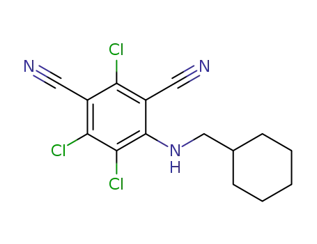 2,4,5-trichloro-6-(cyclohexylmethylamino)isophthalonitrile