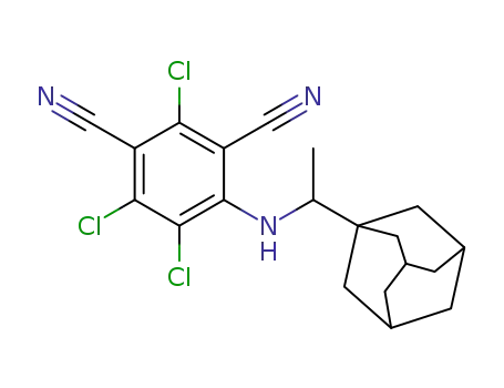 2,5,6-trichloro-4-(1-((3r,5r,7r)-adamantan-1-yl)amino)isophthalonitrile