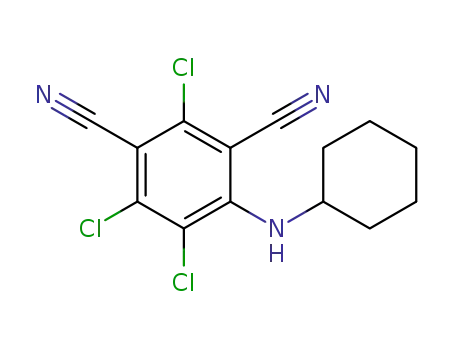 2,4,5-trichloro-6-(cyclohexylamine)isophthalonitrile