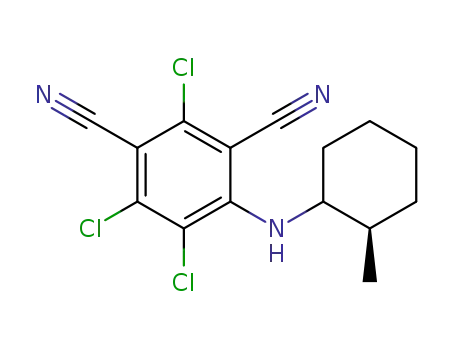 2,4,5-trichloro-6-((2R)-2-methylcyclohexylamino)isophthalonitrile
