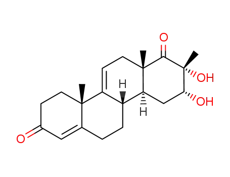16α,17α-dihydroxy-17β-methyl-D-homo-androsta-4,9(11)-diene-3,17a-dione