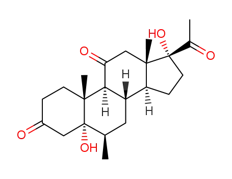 5,17-dihydroxy-6β-methyl-5α-pregnane-3,11,20-trione