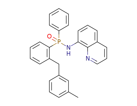 P-[2-(3-methylbenzyl)phenyl]-P-phenyl-N-(8-aminoquinoline)phosphonamide
