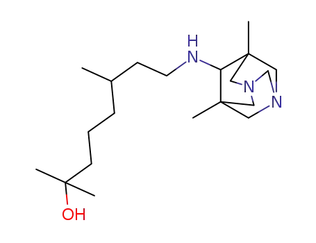 8-[(5,7-dimethyl-1,3-diazaadamantan-6-yl)amino]-2,6-dimethyloctan-2-ol