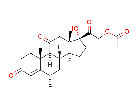 21-acetoxy-17-hydroxy-6α-methyl-pregn-4-ene-3,11,20-trione