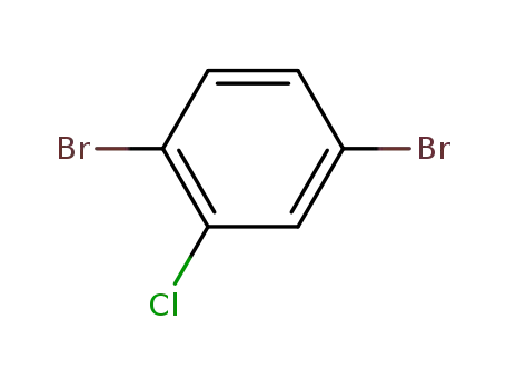Molecular Structure of 3460-24-0 (1,4-DIBROMO-2-CHLOROBENZENE)