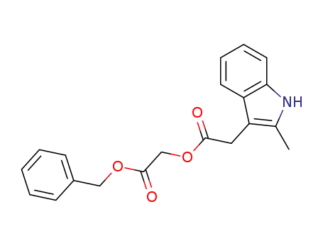 benzyl 2-(2-(2-methyl-1H-indol-3-yl)acetoxy)acetate