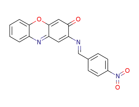 2-(4-nitro-benzylidenamino)-phenoxazin-3-one