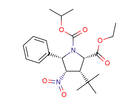 (2S,3R,4S,5S)-2-ethyl 1-isopropyl 3-(tert-butyl)-4-nitro-5-phenylpyrrolidine-1,2-dicarboxylate