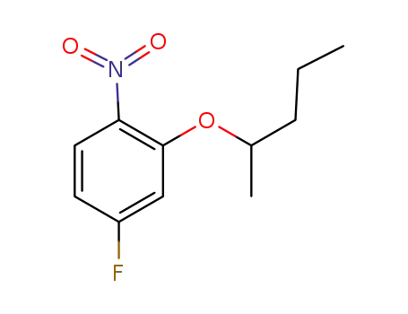 4-fluoro-1-nitro-2-(pentan-2-yloxy)benzene