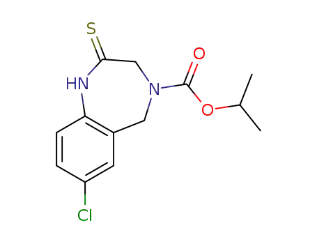 isopropyl 7-chloro-2-thioxo-1,2,3,5-tetrahydro-4H-benzo[e][1,4]diazepine-4-carboxylate