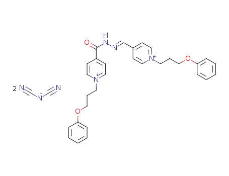 1-(3-phenoxypropyl)-4-((2-(1-(3-phenoxypropyl)pyridin-1-ium-4‑carbonyl)hydrazono)methyl)pyridin-1-ium dicyanamide
