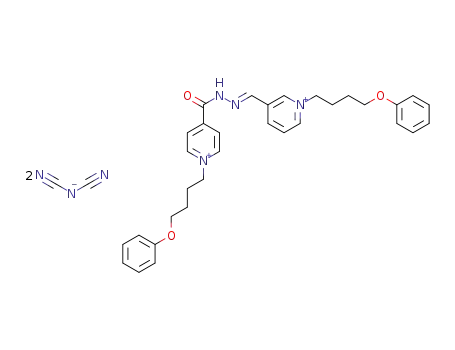 1-(4-phenoxybutyl)-3-((2-(1-(4-phenoxybutyl)pyridin-1-ium-4‑carbonyl)hydrazono)methyl)pyridin-1-ium dicyanamide