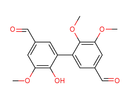 3-(5-formyl-2-hydroxy-3-methoxyphenyl)-4,5-dimethoxybenzaldehyde