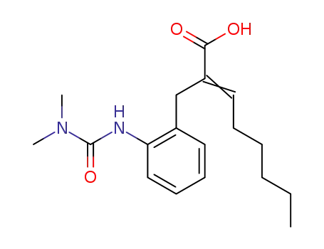 2-(2-(3,3-dimethylureido)benzyl)oct-2-enoic acid